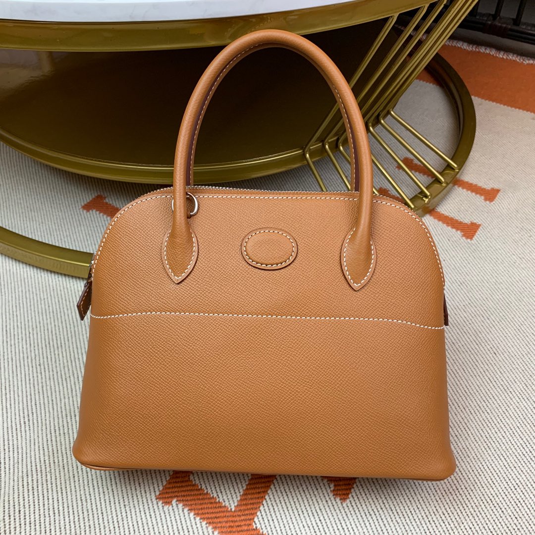 에르메스 볼리드27 골드브라운 은장 앱송